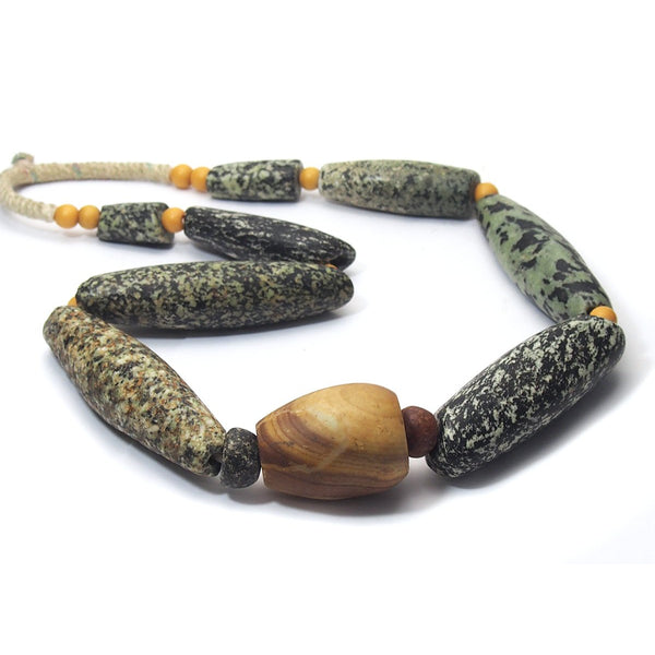 Gneiss/ Serpentine Masterpiece Heirloom Beads