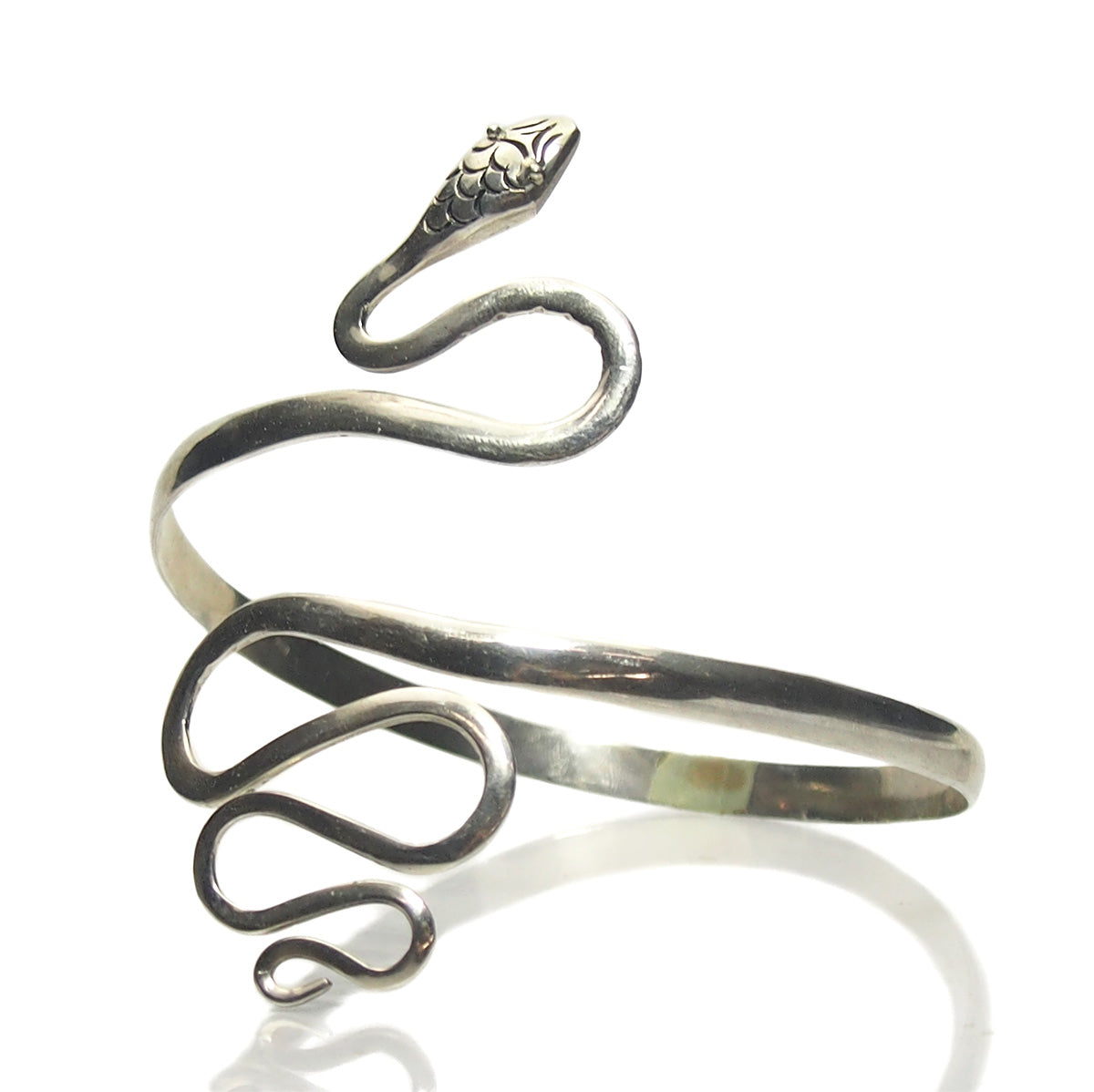 Sterling Silver Snake Arm Cuff, A – Beads of Paradise