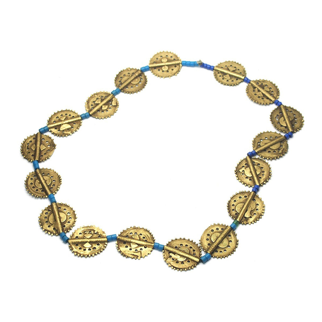 Baoule Heirloom Brass Lost Wax Cast Prestige Beads, D