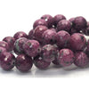 Ruby-Zoisite Stretch Bracelet Faceted 13-14mm