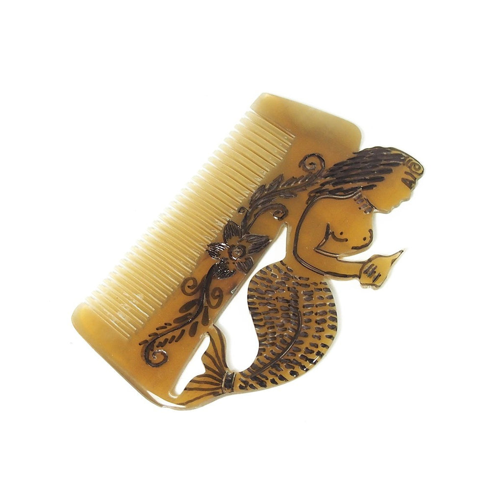 Mermaid Horn Comb, Small
