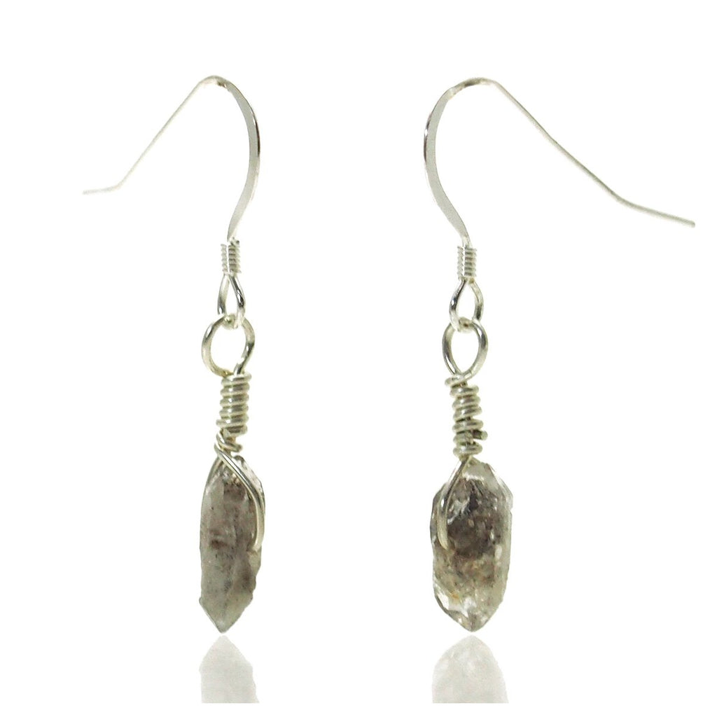 Herkimer Diamond Earrings with Sterling Silver Earwires
