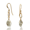 Herkimer Diamond Earrings with Gold Filled Wire