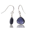 Iolite Earrings with Sterling Silver French Earwires