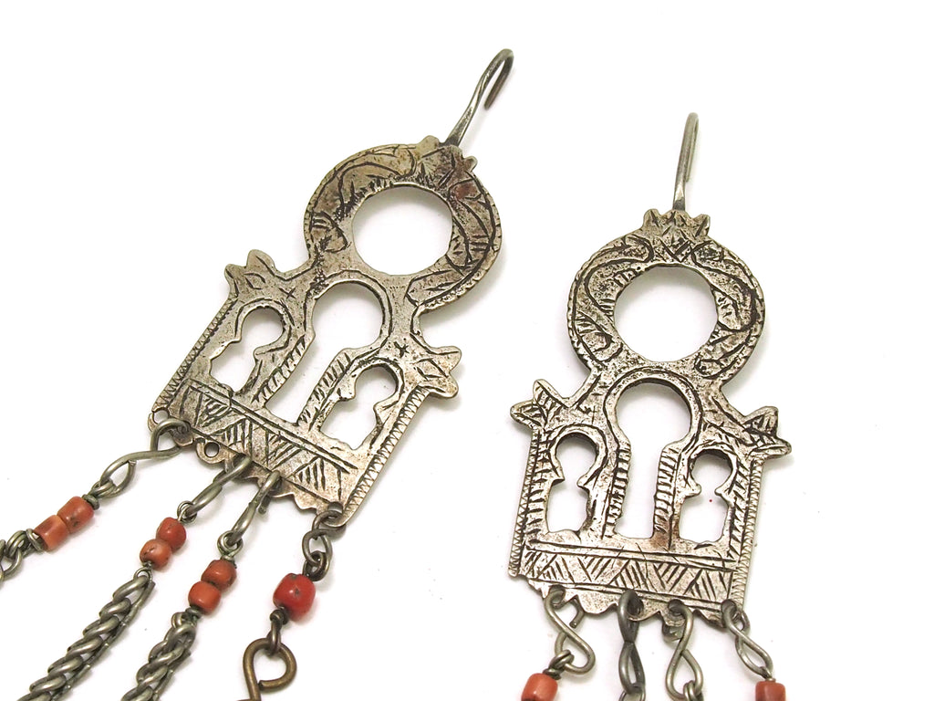 Moroccan Tribal Temporal Pendants/ Earrings Pair 2