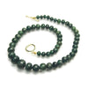 Emerald Necklace with Gold Filled Toggle Clasp