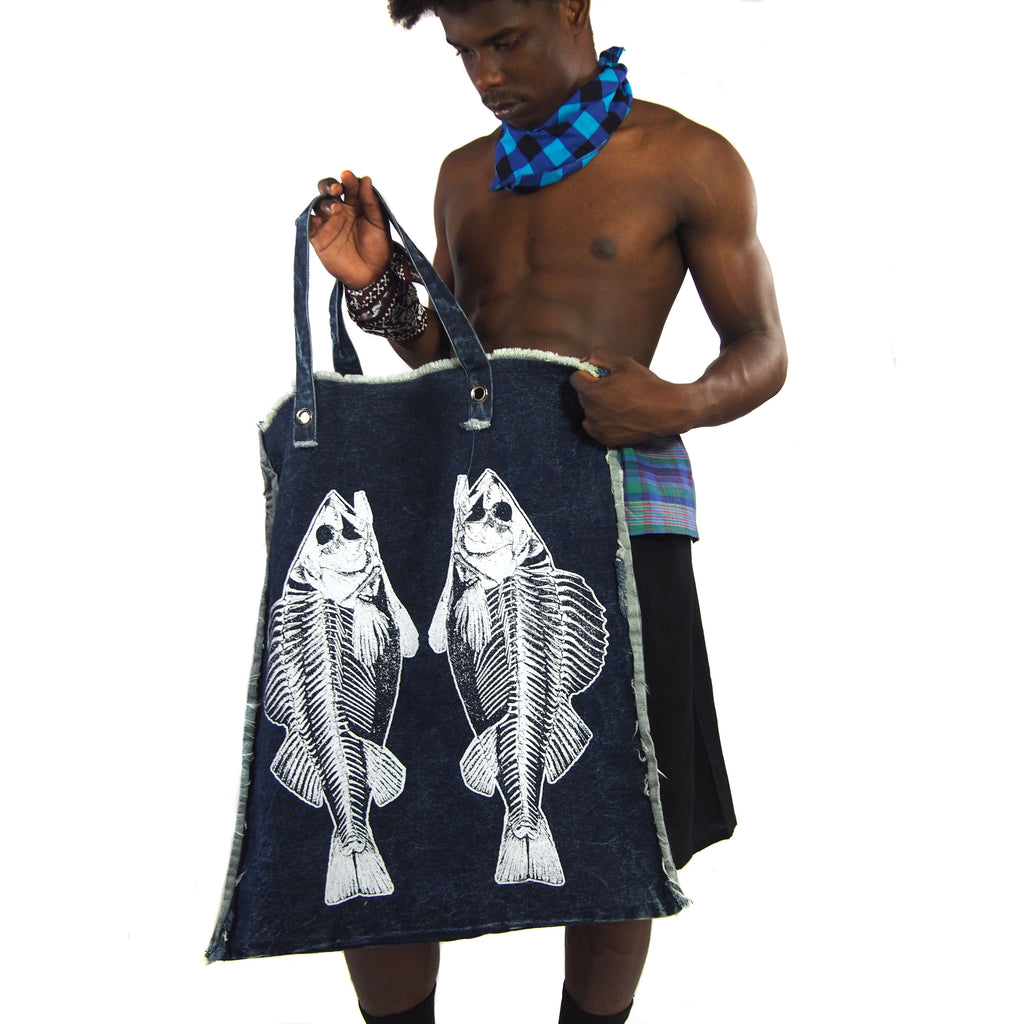 Two Fish Are Better Than One Oversize Tote Bag