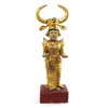 Temple Warrior Guardian Nat Golden Bull Mask Tall Female Figure