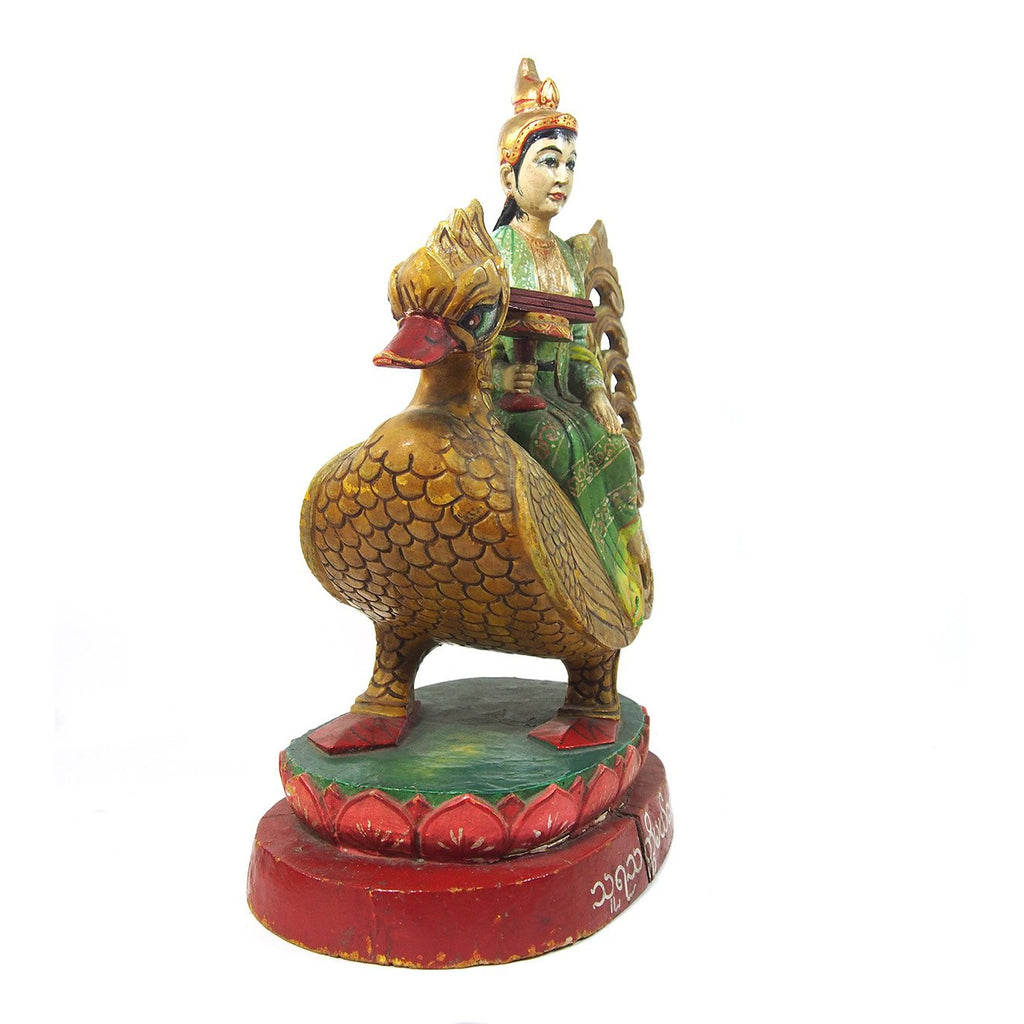 Saraswati Goddess Figure XL from Burma known as Thurathadi Dewi