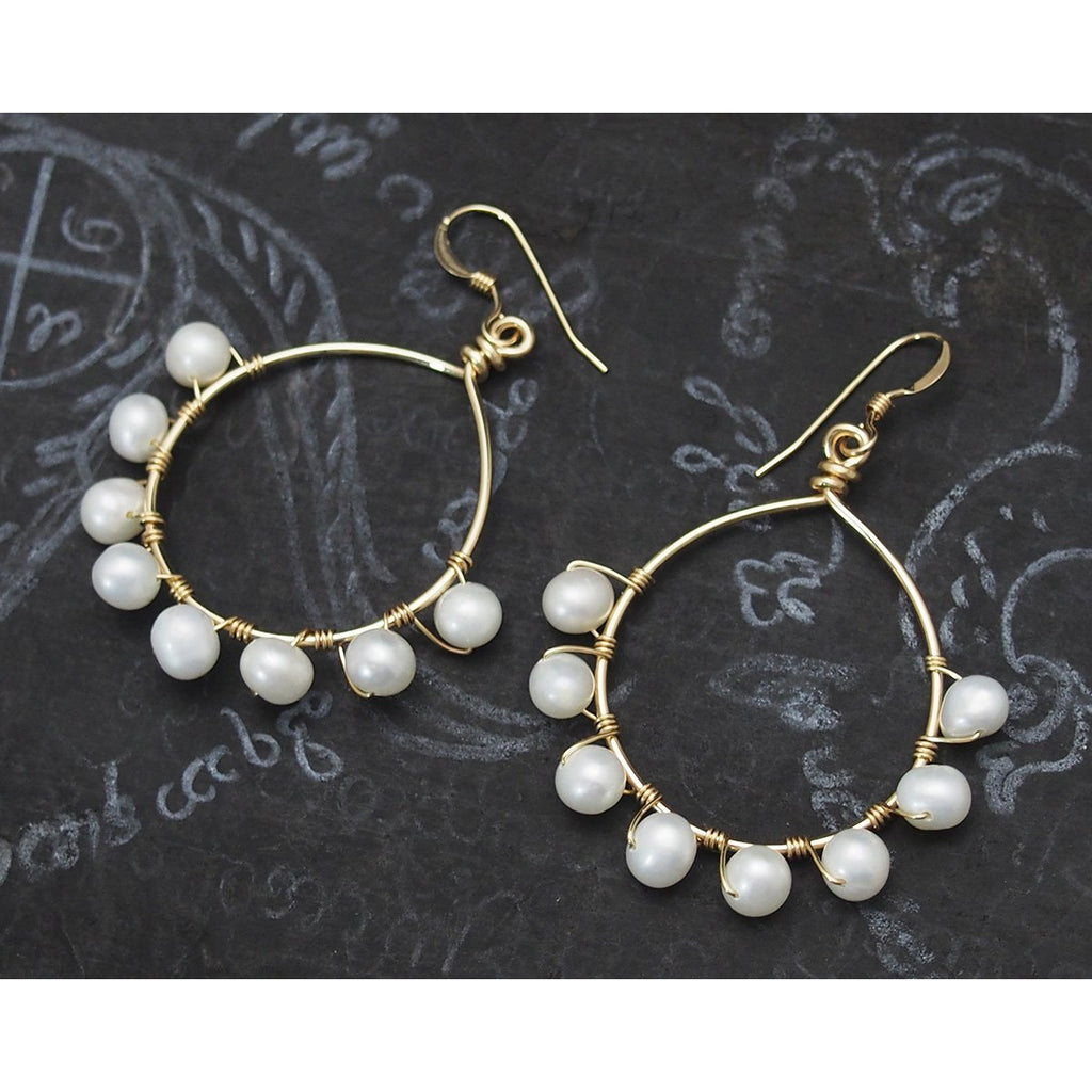 Fresh Water Pearl Earrings with Gold Filled French Ear Wire