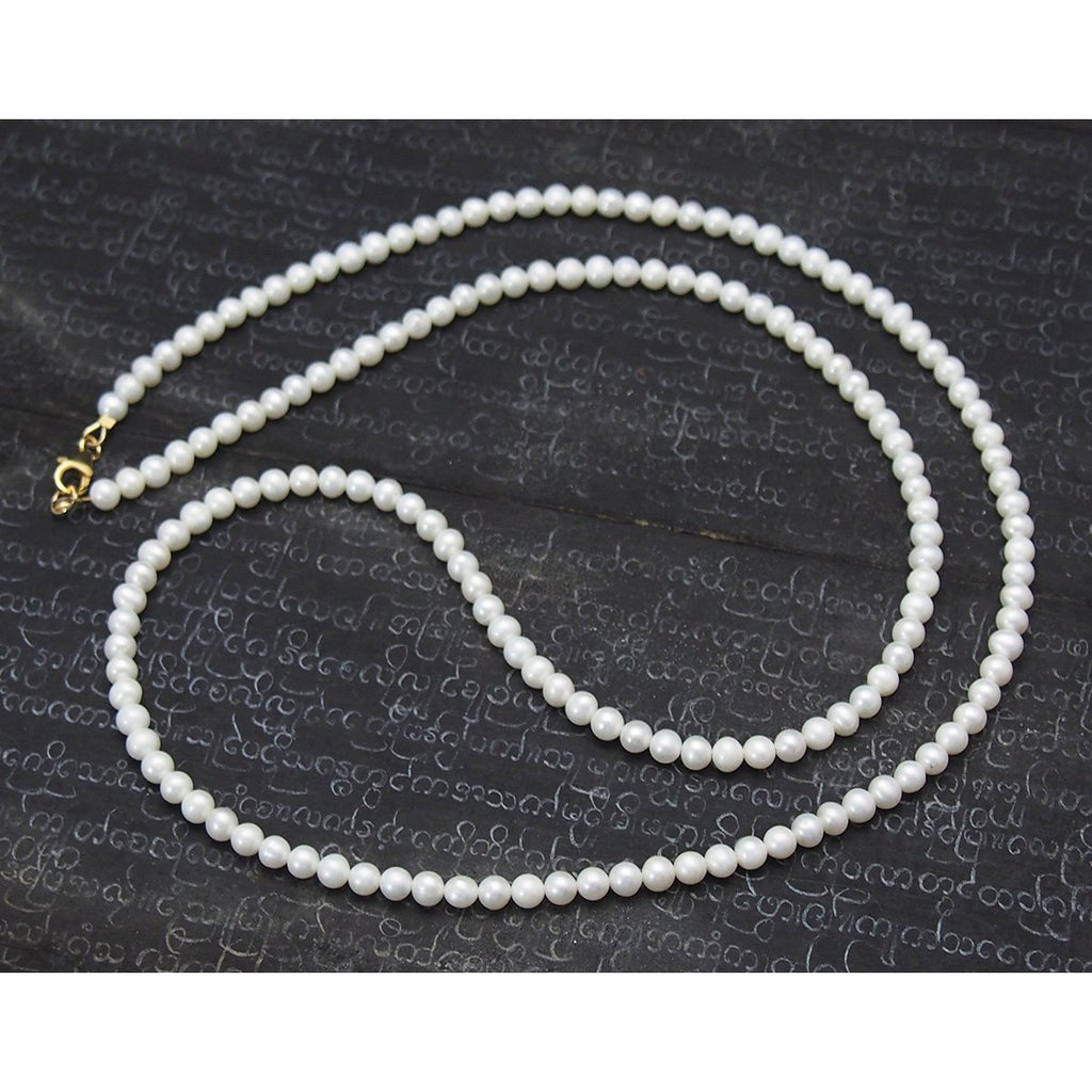 Fresh Water Pearl Necklace with Gold Filled Trigger Clasp