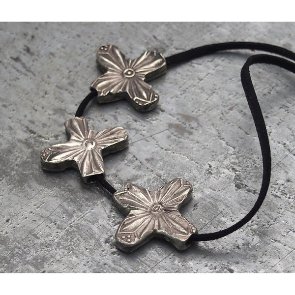Antique Silver Star Beads