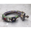Antique Enamel/Glass Dowry Bracelet