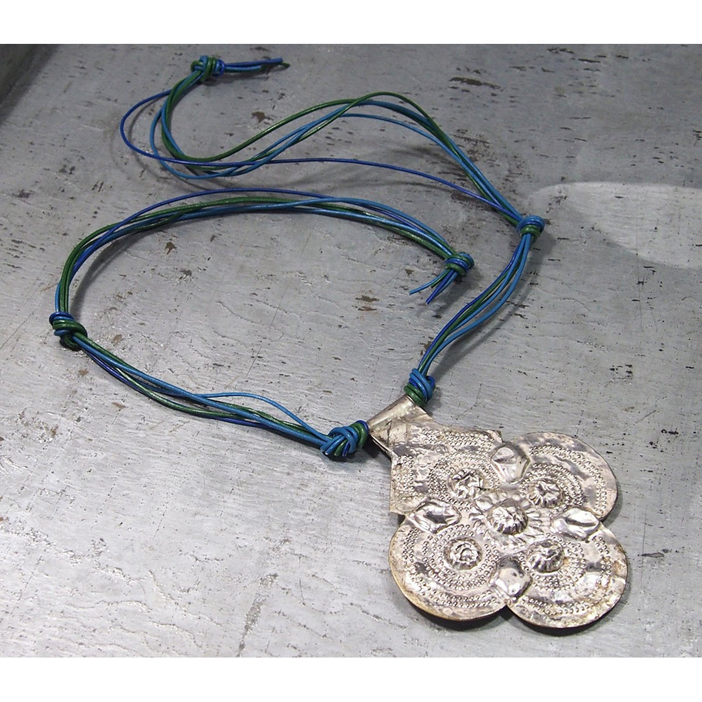 Foulet Hamsa/ Khamsa Antique Fine Silver Pendant