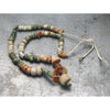Pre-Columbian Greenstone and Spiny Oyster Necklace