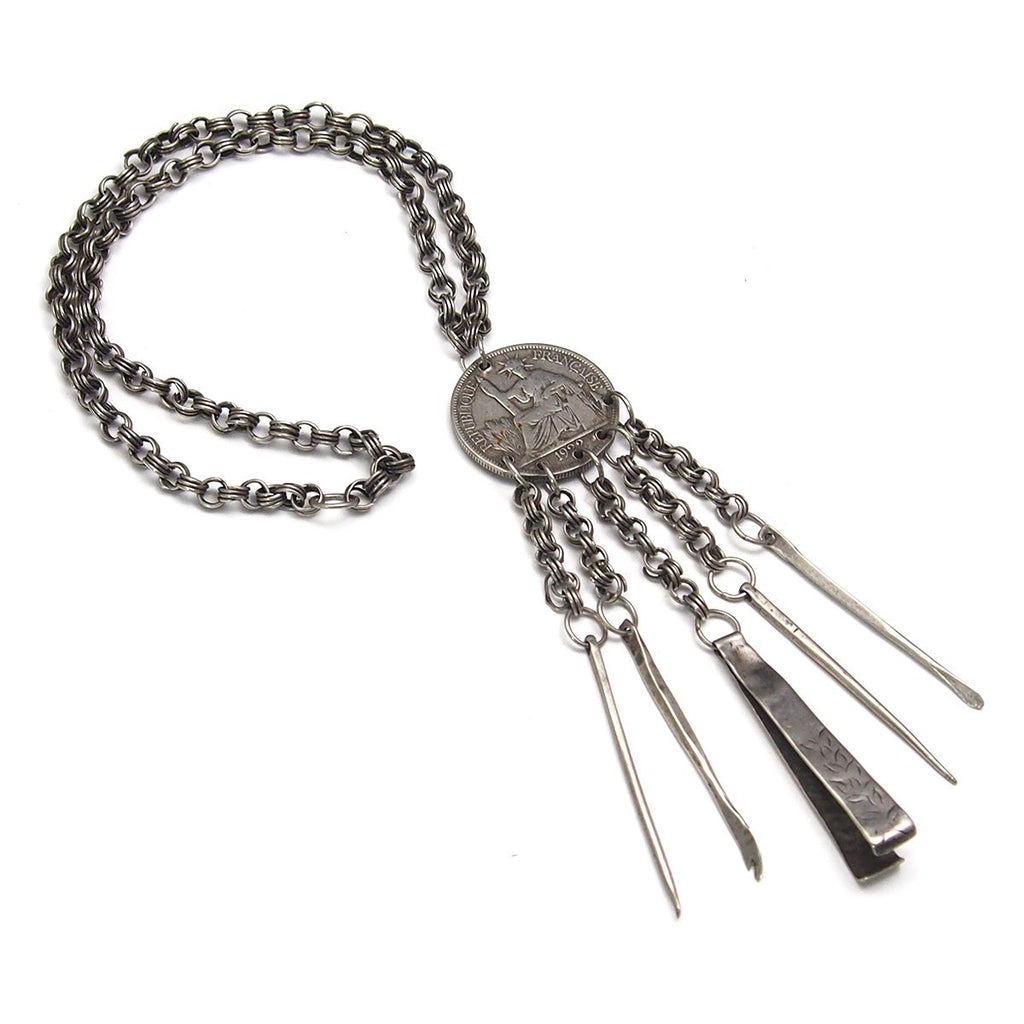 French 1922 Coin Chatelaine