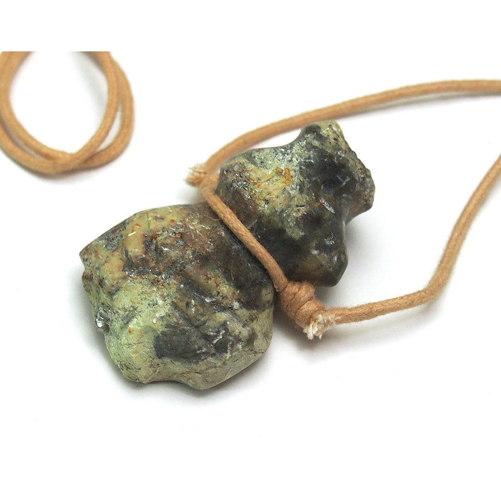 Pre-Columbian Jade Bust Pendant