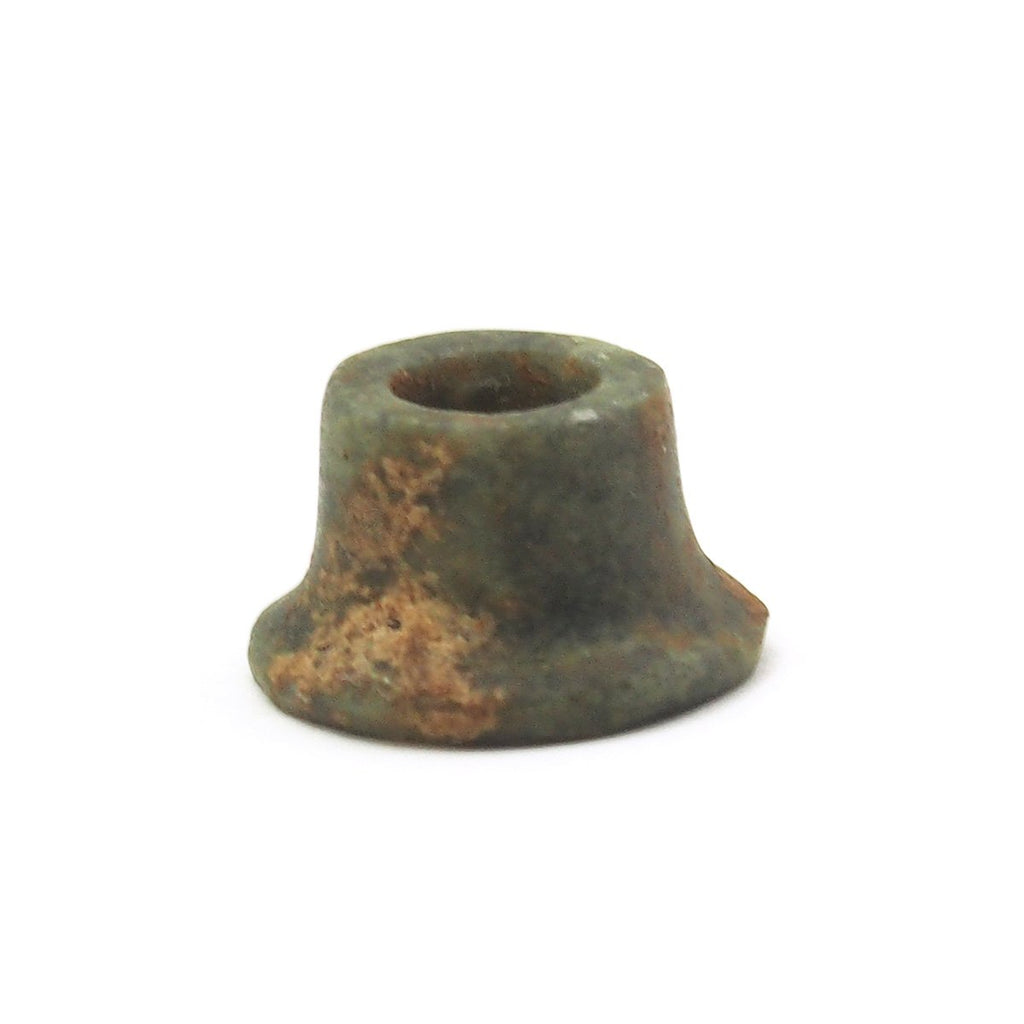 Pre-Columbian Greenstone Ear Plug, A