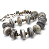 Banded Agate Xtra Large Rondelle Heirloom Beads