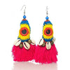 Hill Tribe Crocheted Earrings, A