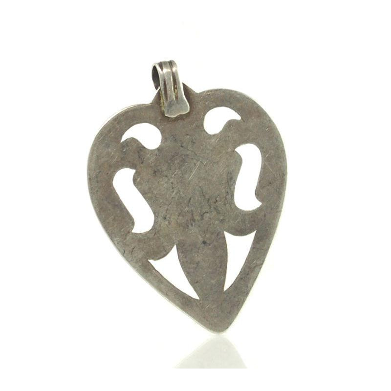 Turkmen Asyk Heart/Cordiform Miniature Pendant 4