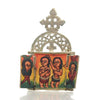 Ethiopian Processional Hand-Painted Icon Cross, M2