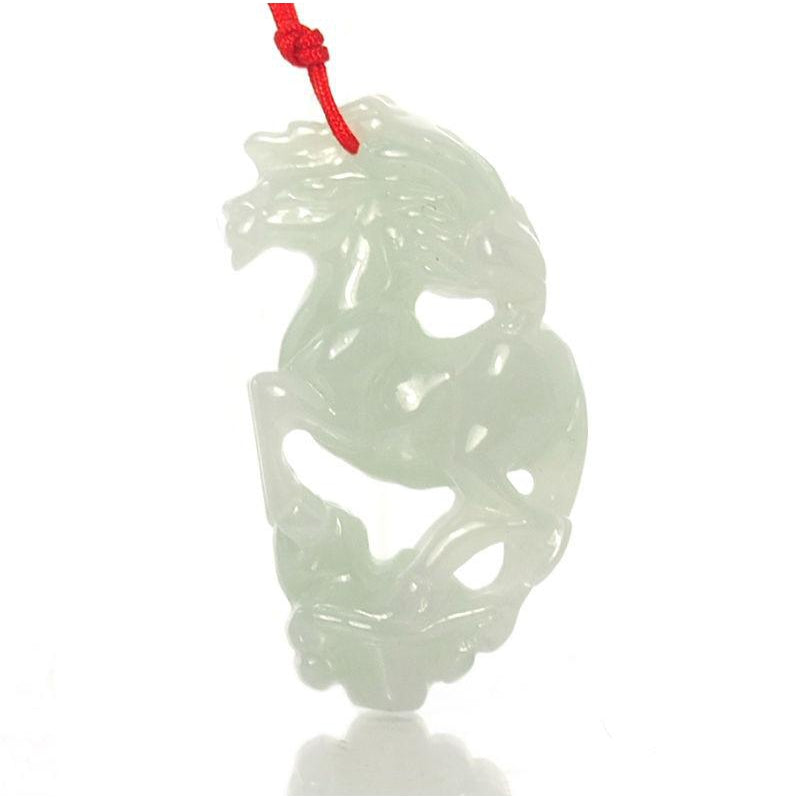 Jade Zodiac Horse Pendant- Large – Beads of Paradise