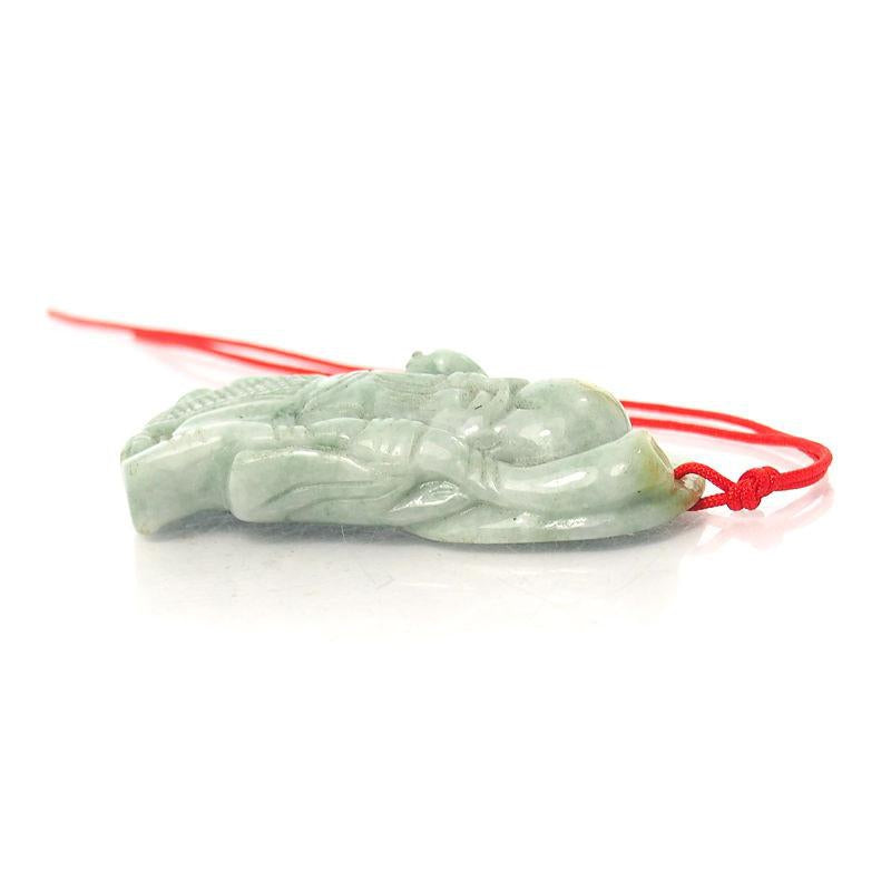 Jade God of Longevity Shou Lao Pendant