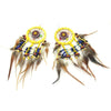 Hill Tribe Crocheted Dreamcatcher Earrings