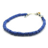 Vintage Naga Glass Beads Strand, Blue