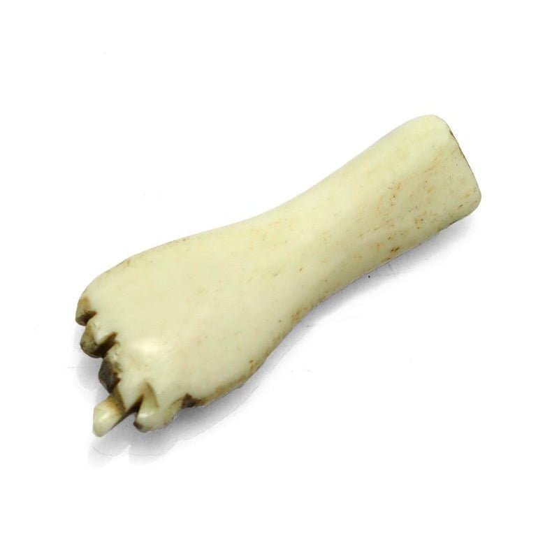 Figa Protective Symbol Carved Cow Bone Pendant