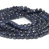 Sapphire Faceted Rondelles 9-10mm Strand