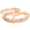 Morganite Smooth Rounds 12mm Strand