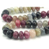 Multi-Colored Sapphire Smooth Rondelles 12mm Strand