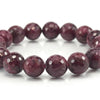 Ruby-Zoisite Faceted Stretch Bracelet 13mm