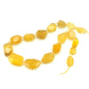 Yellow Fluorite Faceted Chunks Strand