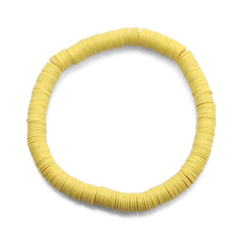 Celluloid Disc Beads Stretch Bracelet 4