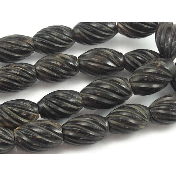 Philippine Carved Cow Horn Beads