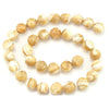 Mother of Pearl Faceted Rounds 12mm Strand