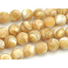 Mother of Pearl Faceted Rounds 8mm
