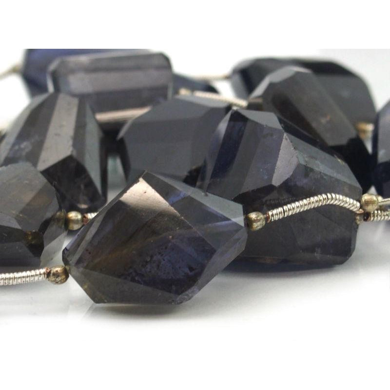 Iolite Faceted Chunks Strand