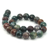 Bloodstone Faceted Rounds 16mm Strand