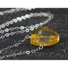 Citrine Necklace On Sterling Silver Chain With Sterling Silver Trigger Clasp 2