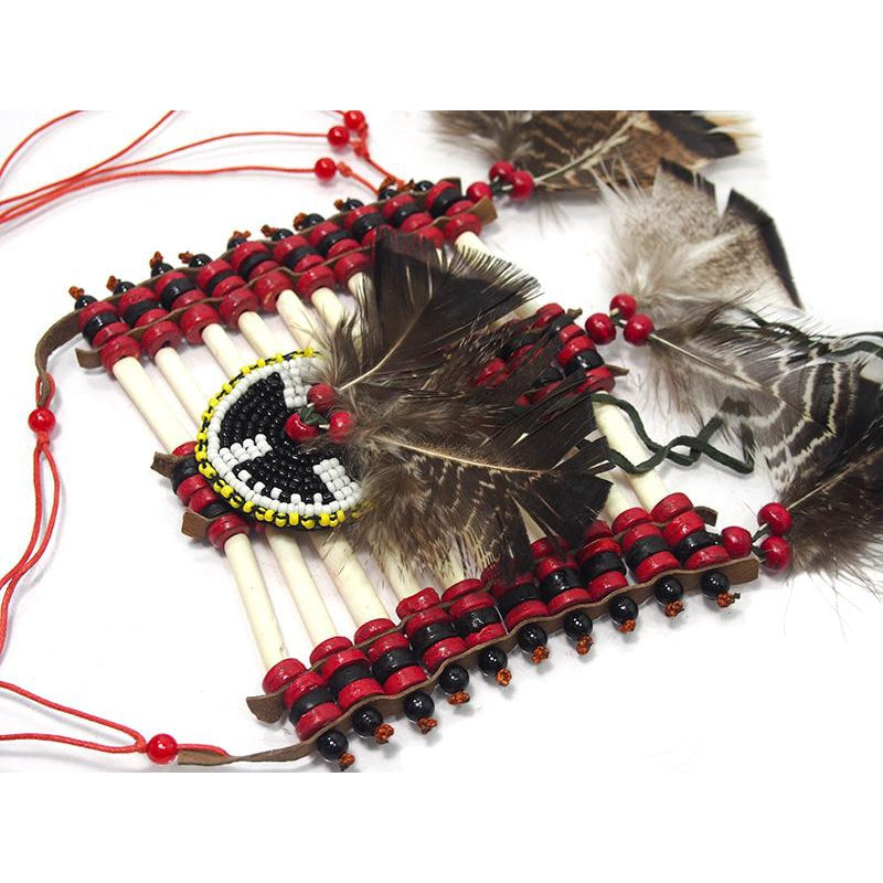 Feather and Bone Necklace