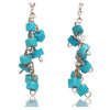 Turquoise Earrings with Sterling Silver Latch Back Ear Wires