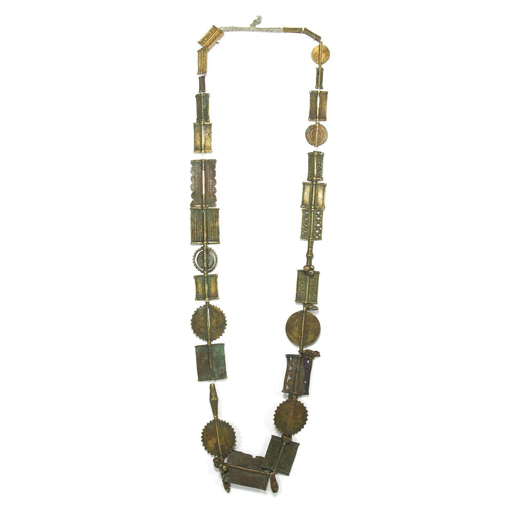 Brass Heirloom Necklace From The Baoule people of Côte d'Ivoire ca. 1900 #2