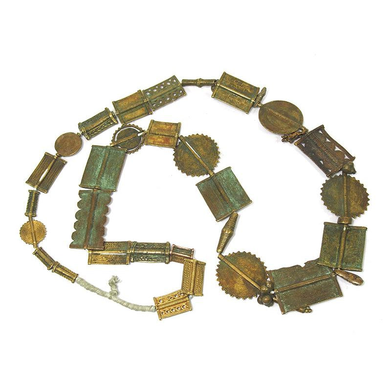 Brass Heirloom Necklace From The Baoule people of Côte d'Ivoire ca. 1900 #2