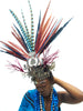 Ensemble 1: Vintage Timor Heirloom Cloth and Headdress, Naga Shell and Moroccan Faience Beads - EACH ITEM SOLD SEPARATELY