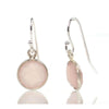Rose Quartz Earrings with Sterling Silver Ear Wires