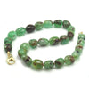 Chrysoprase Necklace with Gold Filled Fancy Lobster Claw Clasp